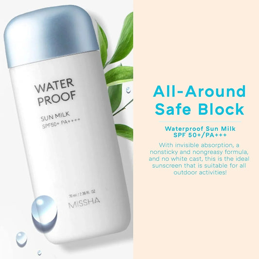 Missha Waterproof Sun Milk Spf 50+ Pa++++ 70ml