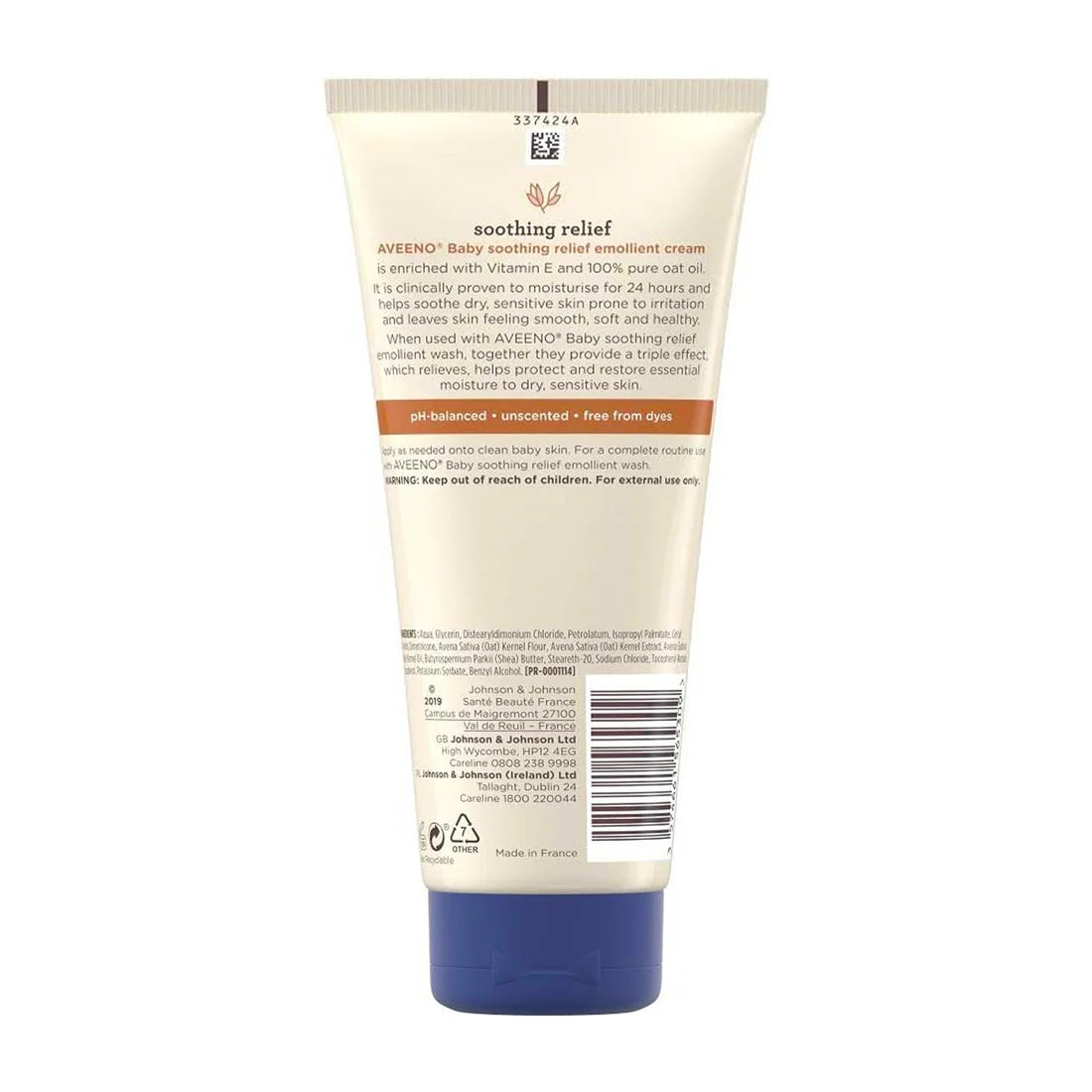Aveeno Baby Soothing Relief Emollient Cream 150ml