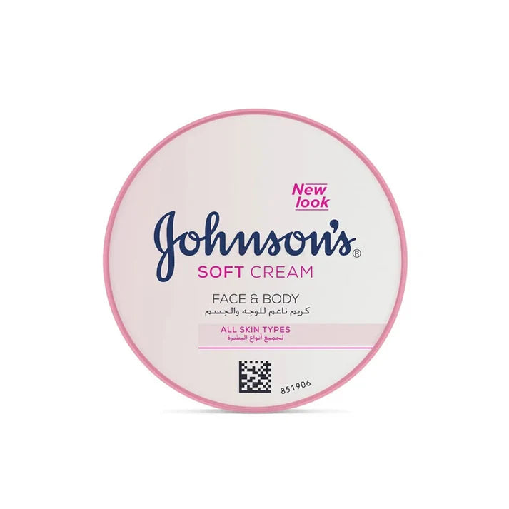 Johnson's Soft Cream for Face & Body - 200ml