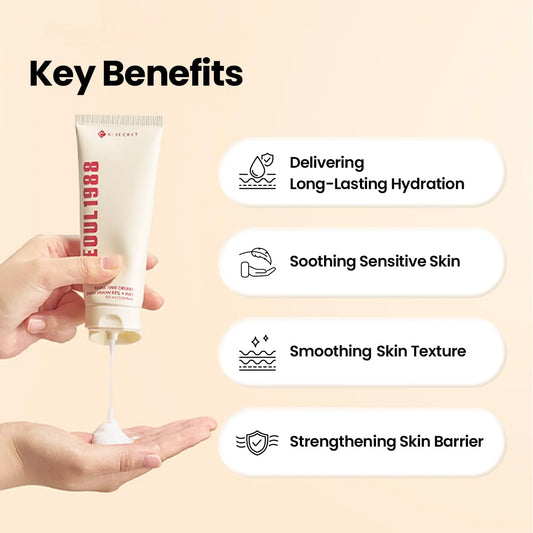 K-Secret Seoul 1988 Cream : Snail Mucin 93% + Rice - 100ml