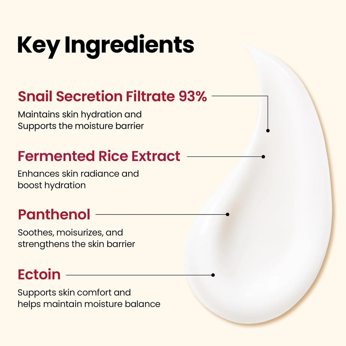 K-Secret Seoul 1988 Cream : Snail Mucin 93% + Rice - 100ml