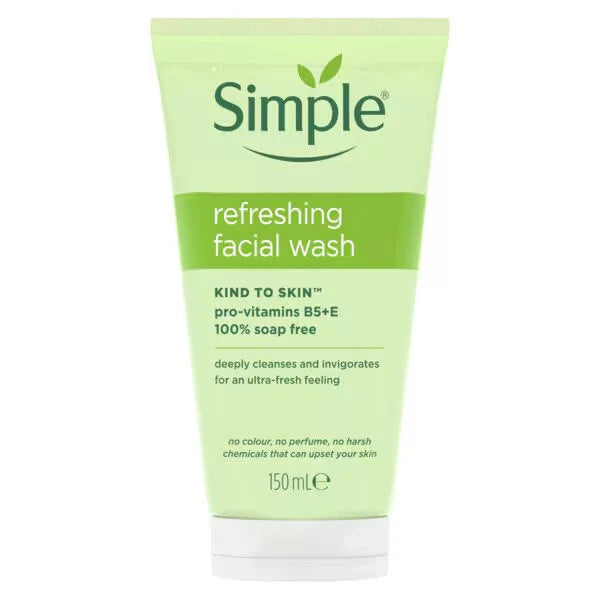 Simple Kind To Skin Refreshing Facial Wash 150ml