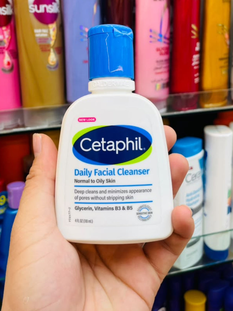 Cetaphil Daily Facial Cleanser for Normal to Oily Skin – 118ml