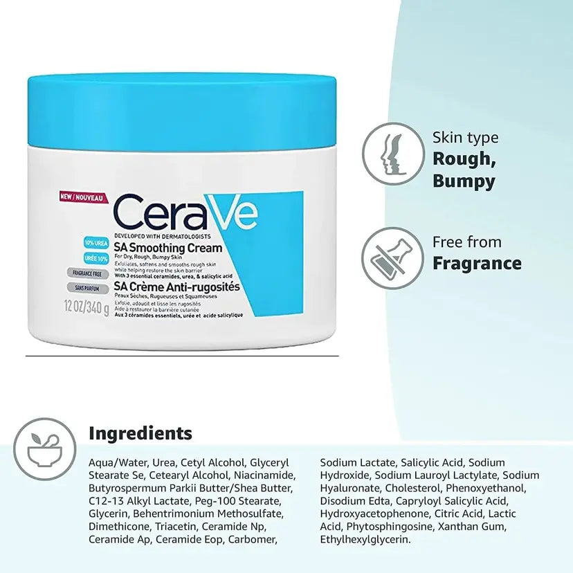 CeraVe SA Smoothing Cream 340g