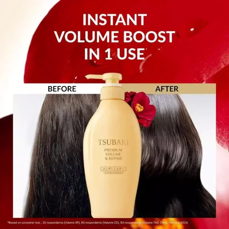 Shiseido Tsubaki Premium Volume & Repair Conditioner 450ml