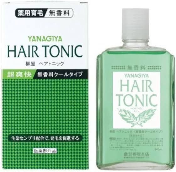 Yanagiya Hair Growth Tonic 240ml | Japanese Scalp & Hair Care Tonic